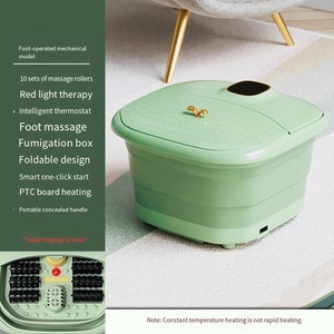 Vasca Pieghevole per Pediluvio ad Uso Domestico con Massaggio Automatico Controllato a Distanza, Spa per Piedi Portatile con Riscaldamento Termostatico - Product Image 5