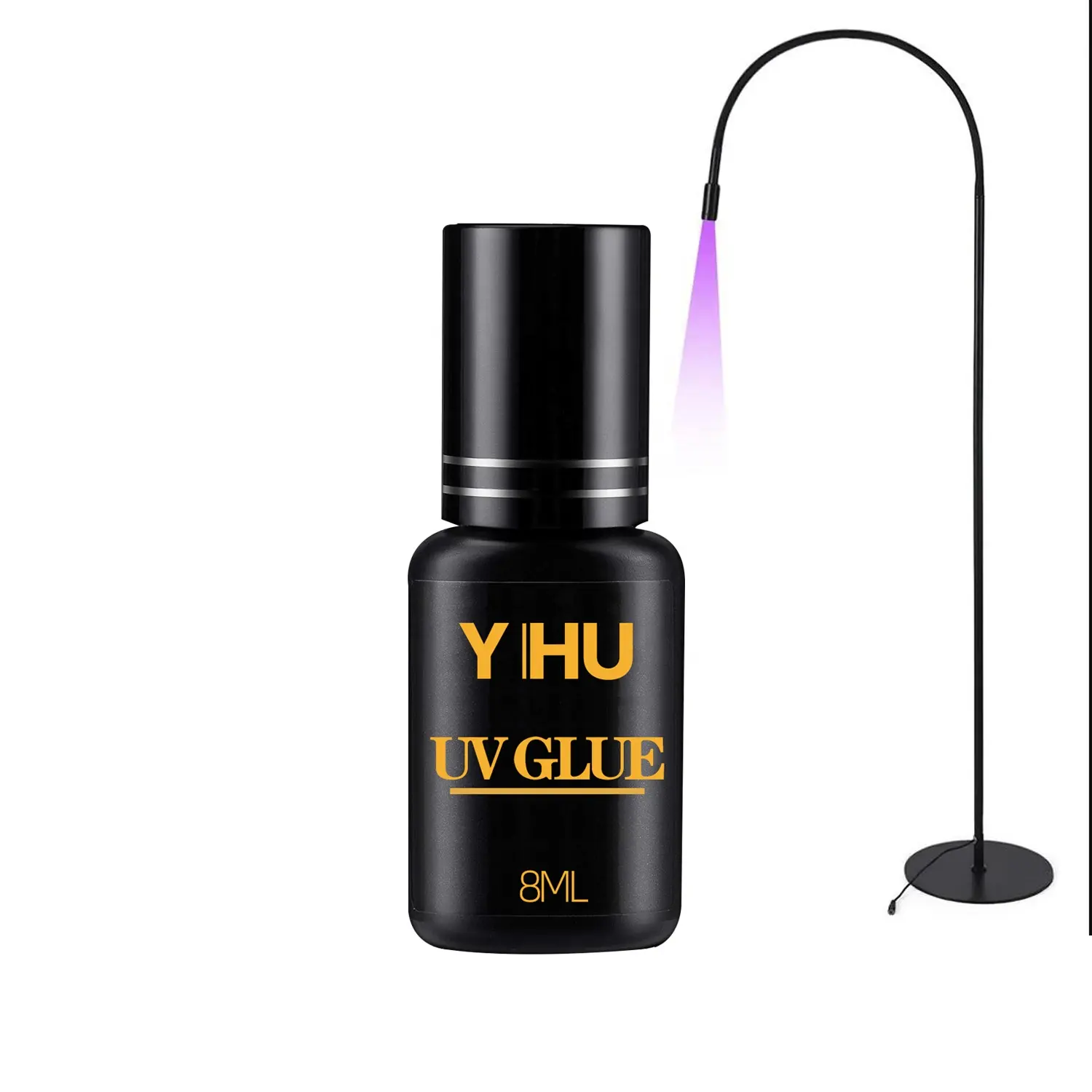 Lâmpada LED UV adesivo de extensão natural para cílios, uso sensível, cola para extensões de cílios