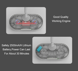 2021 nouveau Nettoyage Vadrouilles Fabricants De Plancher Rotatif Facile Sans Fil Intelligent Spin Clean Eau Électrique Vadrouille <span class=keywords><strong>Prix</strong></span> - Product Image 4