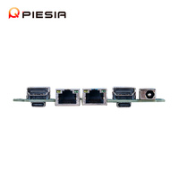 Placa base Piesia Nuc Intel Core Ultra 7 155H 2 * DDR5 96GB 2 * Lan 2HD/2Type-C AI IOT placa base Industrial para Robot AMR