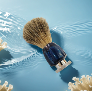 Brocha de afeitar de peluquero 2025 con mango de aleación de zinc para crear espuma rica con espuma de jabón o crema - Product Image 5