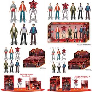 Figuras de PVC de 4 pulgadas de <span class=keywords><strong>Stranger</strong></span> <span class=keywords><strong>Things</strong></span> Temporada 5, estilo 6, mercancía de cine y TV, modelo de kit de garaje, llavero, caja sorpresa transfronteriza - Product Image 2