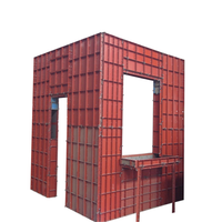 Coffrage en acier haute résistance et réutilisable, utilisé dans le système de coffrage en acier et contreplaqué pour la construction de villas.