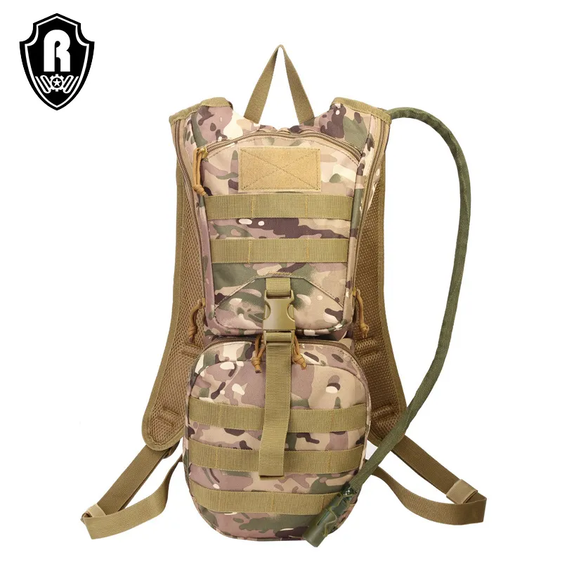 Outdoor Jacht Molle Oxford Camel Waterzak Bag Tactical Hydratatie Rugzak Tactische Kameel Rugzak