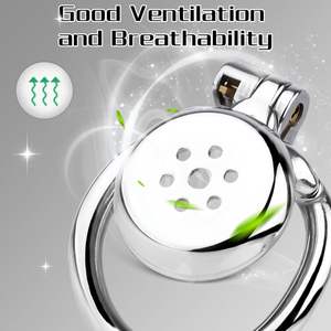 Jaula <span class=keywords><strong>de</strong></span> <span class=keywords><strong>castidad</strong></span> plana Dispositivos <span class=keywords><strong>de</strong></span> <span class=keywords><strong>castidad</strong></span> masculina, jaulas <span class=keywords><strong>de</strong></span> metal para pene con cerraduras y cinturón invisibles, Juguetes sexuales para adultos para parejas masculinas - Product Image 6