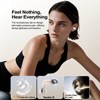 Écouteurs sans fil Remax à clipser, Bluetooth 6.0, à oreille ouverte, légers, confortables, pour le sport