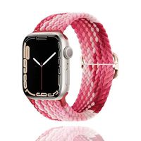 Compatible avec Watch 7/4/5/6/FE Huami GTS/GTR ; Bracelet de montre élastique tressé en nylon à dégagement rapide 18-23 mm