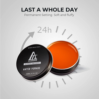 Honey Bee Wax marque privée 30g crème unisexe personnalisé 4c produits capillaires pour cheveux bouclés pot en aluminium Super fort tenue de coiffure