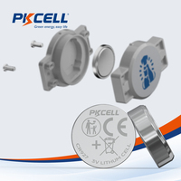 Batería de litio PKCELL 3V Cr927 Cr1216 Cr1220 Cr1225 Cr1616 Cr1620 Cr1632 pila de botón con soporte de batería