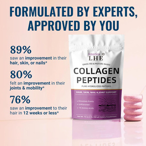 Collagène en peptides, extraits végétaux, soutient la revitalisation de la peau, renforce les cheveux et renouvelle les ongles, poudre de collagène en peptides - Product Image 3