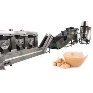 Mesin Pengolahan Makanan Produksi Garis Mentega Kacang Sesame Mesin Pembuat Mentega Kacang