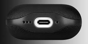 Funda de Cuero Genuino para <span class=keywords><strong>AirPods</strong></span> <span class=keywords><strong>Pro</strong></span> 2, Venta al Por Mayor de Fábrica, Cubierta Protectora de Lujo con Logotipo Personalizado, Fabricante OEM - Product Image 5