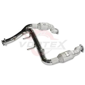 ท่อลง Vortex SS304 สำหรับ Ford F150 3.5T EcoBoost ปี 2015-2019 พร้อมแผ่นกันความร้อน ท่อ Y-Pipe ท่อไอเสียแบบไหลสูง ท่อหน้า - Product Image 1