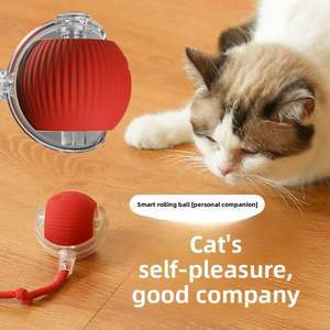Juguete Interactivo Inteligente para Gatos, Pelota Rodante Automática con Cola, Recargable, Juguete Interactivo Inteligente para Mascotas, Ratón Inteligente para Gatos - Product Image 2