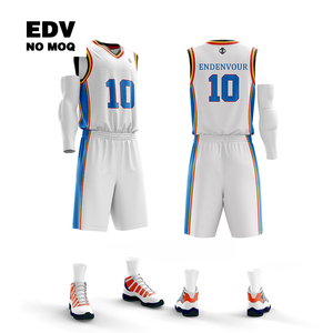 Uniforme de Baloncesto Deportivo Sin Pedido Mínimo, Uniforme de Baloncesto Personalizado para Niños, Camiseta de Baloncesto de Entrenamiento - Product Image 6