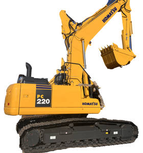 Komatsu เครื่องขุด220ไฮดรอลิก22ตันสินค้าในสต็อกญี่ปุ่นมือสอง - Product Image 1