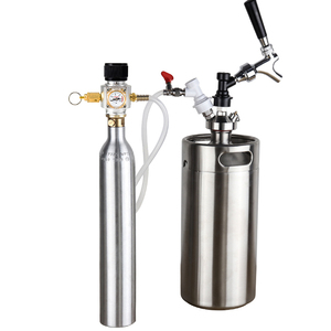 Home Brew Beer <strong>Gas</strong> Line Assembly,5/16" PVC <strong>Gas</strong> Carbonation <strong>Hose</strong>,0-90psi Co2 Regulator With Ball Lock&amp;Clamps for Co2 <strong>Gas</strong> <strong>Bottle</strong> - Product Image 4