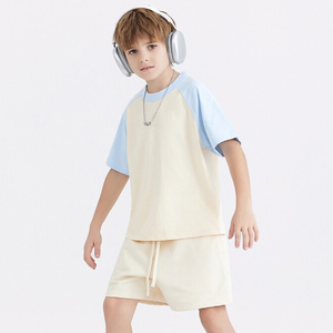 100% coton enfants Sport t-shirt enfants chemises d'été unies vierges chemises décontractées pour garçons à manches courtes - Product Image 2