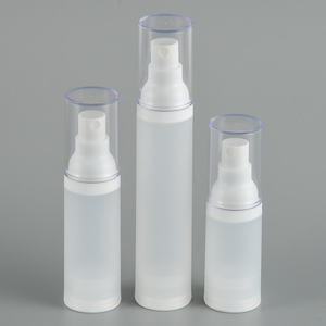 Gel soins de la peau 15ml 30ml 50ml Lotion sans air/pompe de pulvérisation emballage cosmétique bouteilles en plastique estampage à chaud eau liquide PP - Product Image 5