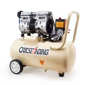 18L/30L/65L Small Silent Oil-free Rocking Piston High Pressure Portable Air Compressor Lower Noise Movable Blowing Dust Air Pump