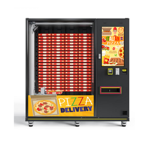 Brenu hoàn toàn tự động thực phẩm nóng tự phục vụ Pizza Máy bán hàng tự động sưởi ấm tự động làm bánh pizza nhanh - Product Image 1