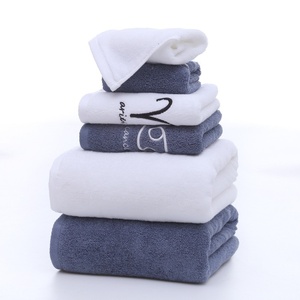 12 signos del zodiaco toallas faciales logotipo bordado personalizado toallas de baño juegos de regalo de vacaciones para adultos bebé niños hogar hoteles - Product Image 1