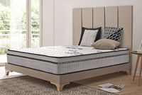 Vakuumverpackte Hochwertige Matratzen Taschenfederkern Hochdichte Gel-Memory-Foam Hotelbett-Matratze Latex Mit Natürlichem Modernem Design