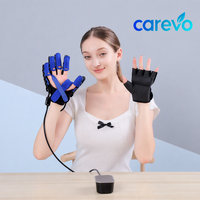Gants de massage robotisés pour mains droite et gauche Carevo, certifiés CE/ROHS/FCC, batterie 380 mAh, modèle 5179, entraînement des mains pour personnes âgées