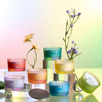Ensemble de bougies aromatiques artisanales en cire de soja naturelle, parfum non toxique, pour anniversaire, Saint-Valentin, mariage, coffret cadeau, décoration de la maison