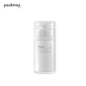Flacon pompe rond ABS 30-120 ml avec couvercle anti-poussière – récipient rechargeable pour essence, lotion et crème de soin - Product Image 1