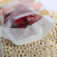 Sac réutilisable Ziplock de luxe de forme conçue pochette debout transparente personnalisée pour emballer des collations et des cadeaux