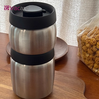 Thankhot Home Kitchen - Pot hermétique en acier inoxydable, boîte de conservation sous vide pour aliments secs