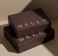 Boîte à bijoux personnalisable haut de gamme en carton express pour l'e-commerce, avec impression UV et gaufrage, en matériaux recyclés, directement de l'usine