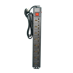 Ngang Cài Đặt 19 Inch 1U 7 Cách Anh Loại Pdu Với V/A Meter Pdu Ổ Cắm Tuân Thủ Với CE Và Rohs - Product Image 5