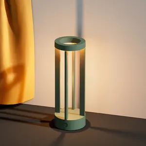 2023 Modern Luxury Decorative Bedside Led Kids Night Light Rechargeable Led Shade Table Lamp