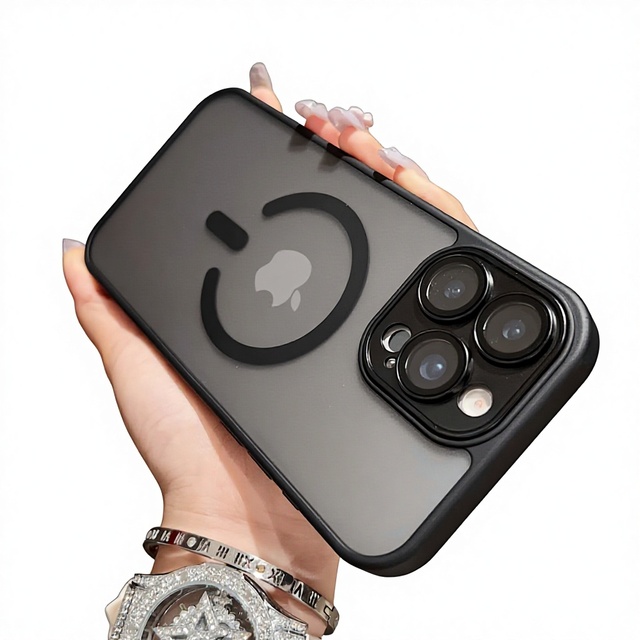Aibairuixin Magnetic Frosted Skin Feeling Anti-Fall Protective Case for 17 & for 16promax/15