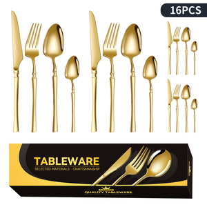 Juego <span class=keywords><strong>de</strong></span> Cubiertos <span class=keywords><strong>de</strong></span> Acero Inoxidable <span class=keywords><strong>de</strong></span> 16 Piezas, Diseño Delgado, Acabado Pulido Espejo, Servicio <span class=keywords><strong>para</strong></span> 4 Personas, Uso Doméstico y en Restaurantes - Product Image 3