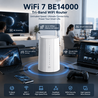 Routeur Wi-Fi 7 Tri-bande T830 Avancé BE14000 avec Prise en Charge du Port 2.5G et du Slot pour Carte SIM