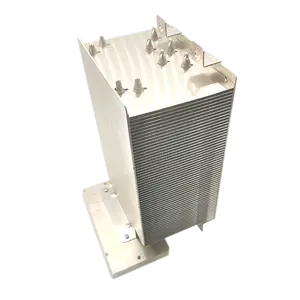 弘毅定制各种尺寸发光二极管电脑铜热管散热器铝拉链折叠翅片焊接中央处理器冷却器散热器