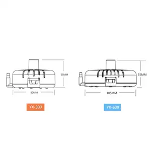 Jr Qanvee Acuarios Peceras 200 Liter <span class=keywords><strong>Aquarium</strong></span> Hoek Clear Chwamm Sponsfilter Qanvee YX-300 YX-600 - Product Image 6