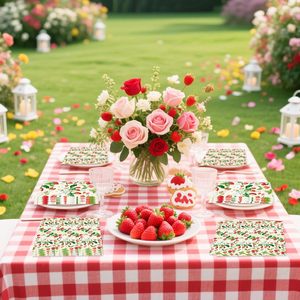 Servilletas de Papel con Diseño de Fresas para Cócteles, Cumpleaños, Bodas, Despedidas de Soltera, Baby Shower, Fiestas y Eventos - Product Image 5