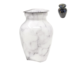 Vase de table en porcelaine d'aluminium à motif double bonheur vert et blanc contemporain, marque RUXI, capacité 4-5L, luxe - Product Image 1