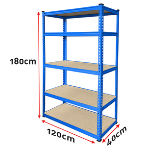 Entrepôt sans boulons, magasin, maison, <span class=keywords><strong>Garage</strong></span>, étagères en plastique, 5 couches, feuille de rangement, étagères à rivets, Rack - Product Image 3