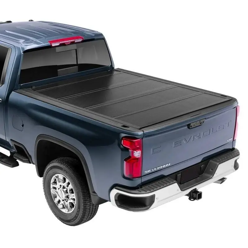 Waterproof, anti-theft and anti-pressure Hard Four-Folding Pickup Truck Bed Tonneau Cover for 2020-2023 Chevy