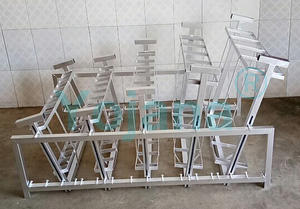 رفوف ألعاب نارية ممتازة 20 طلقة عالية الجودة تصميم معدني متين للخدمة الشاقة عرض احترافي لحفلات الزفاف تأثير شرارة - Product Image 3