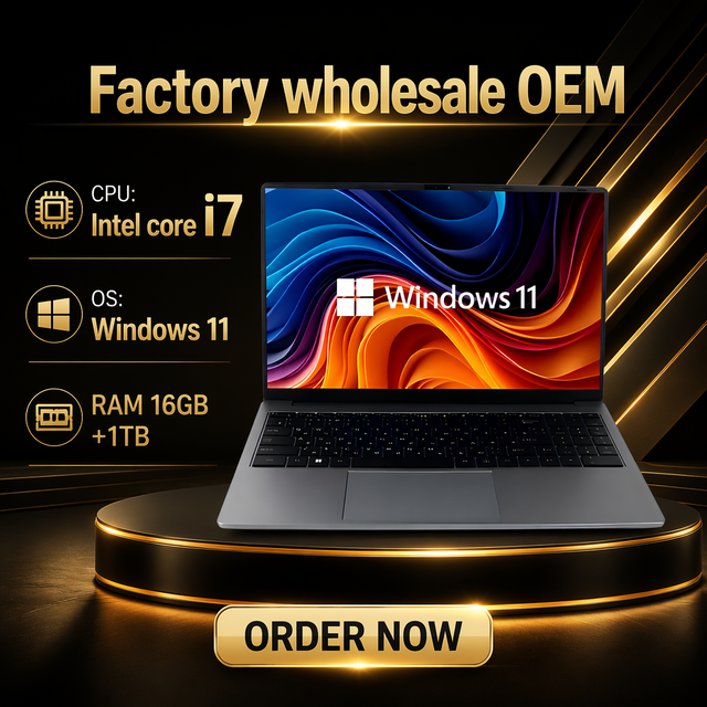 15.6 Inch Backlit Keyboard PC with Core I7 5500U 16GB RAM 512GB SSD Windows 11-Business Laptops