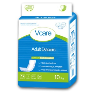 Offre Spéciale – Couches Quotidiennes Ultra Épaisses pour Adultes, Imprimées, en Tissu Non Tissé, Anti-Fuites 3D, Jetables, Blanches, Taille M/L, Certifiées ISO9001:2000 - Product Image 1