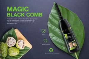 Lichen Black Hair Fast <strong>Colour</strong> Dyeing <strong>Shampoo</strong> - Product Image 2