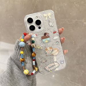 Glitter Belt Hanging Chain Adecuado para Iphone16promax Phone case 15 Cartoon Cat Dog 14 <span class=keywords><strong>11</strong></span> - Product Image 3