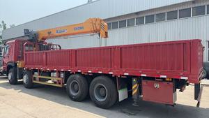 الصين سينوتراك هوو 8x4 12 عجلة شاحنة رافعة محمولة مع ذراع قابل للسحب ، 336HP يورو إي معيار الانبعاثات - Product Image 3